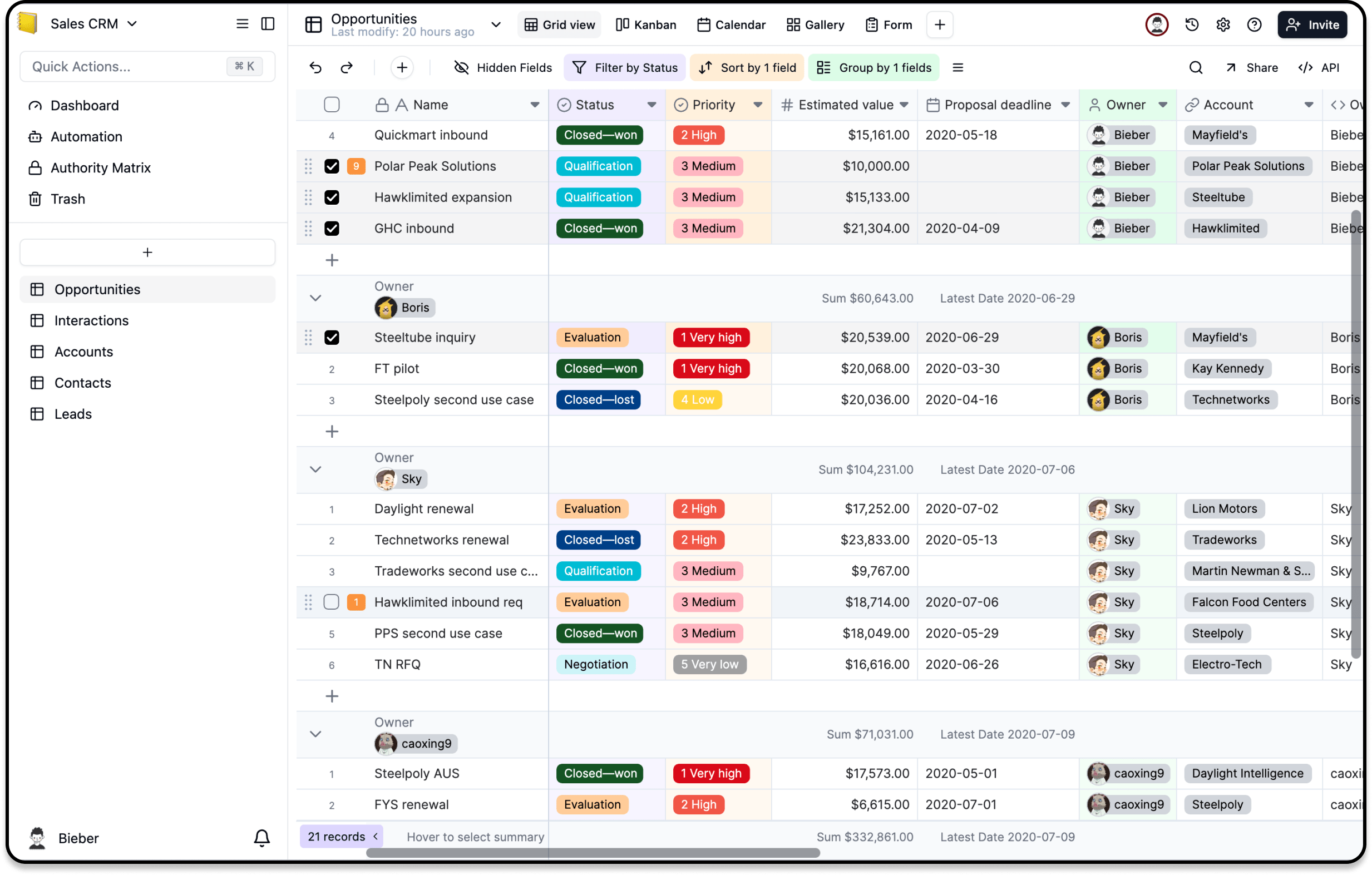 teable screenshot 1