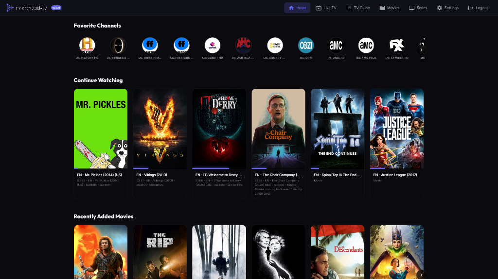 nodecast-tv screenshot 1