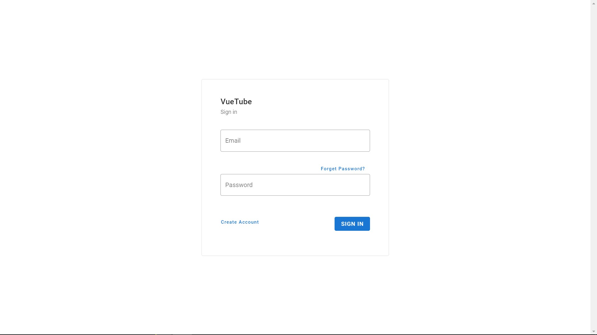 vue-nodejs-youtube-clone screenshot 1