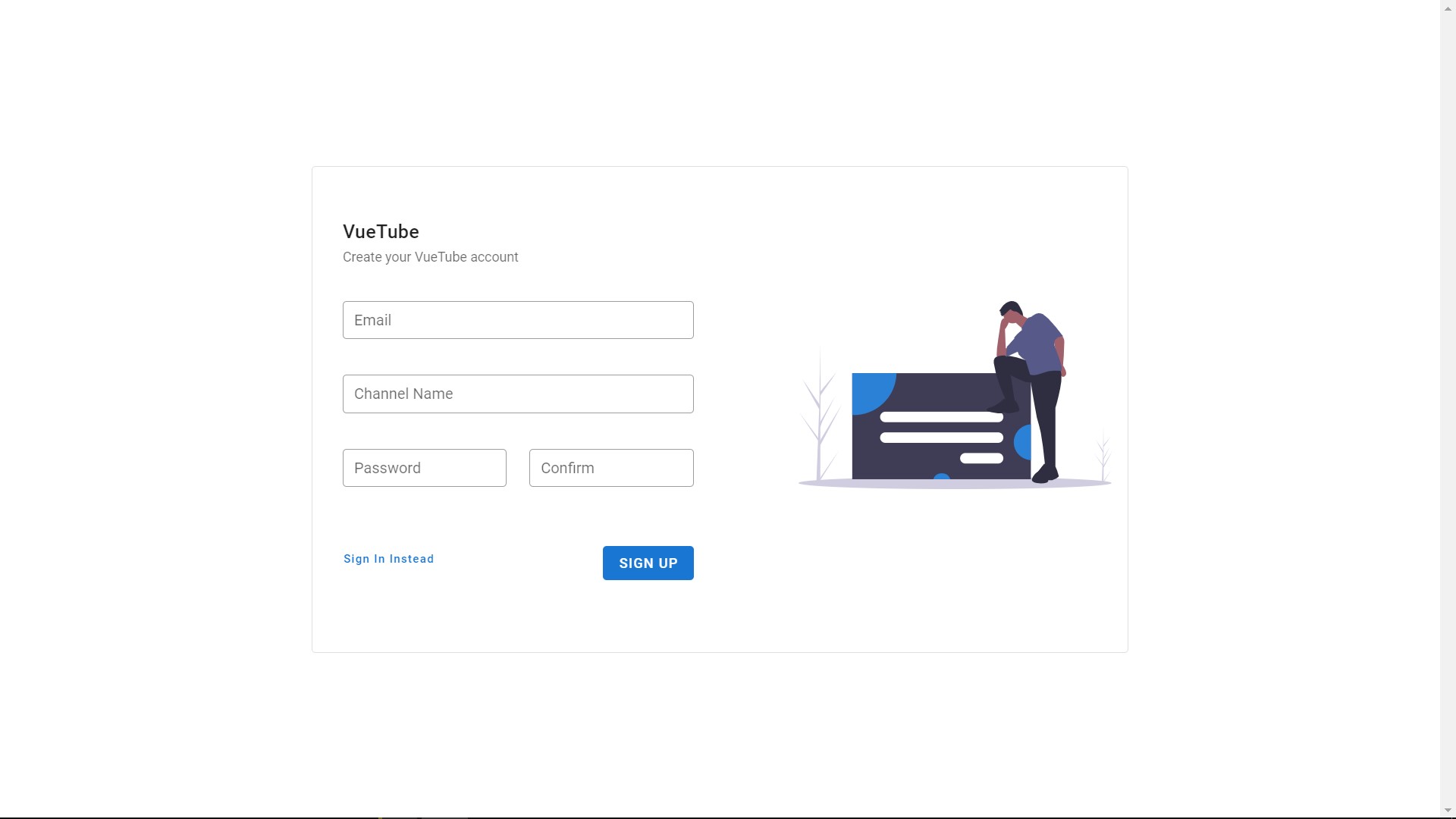 vue-nodejs-youtube-clone screenshot 2