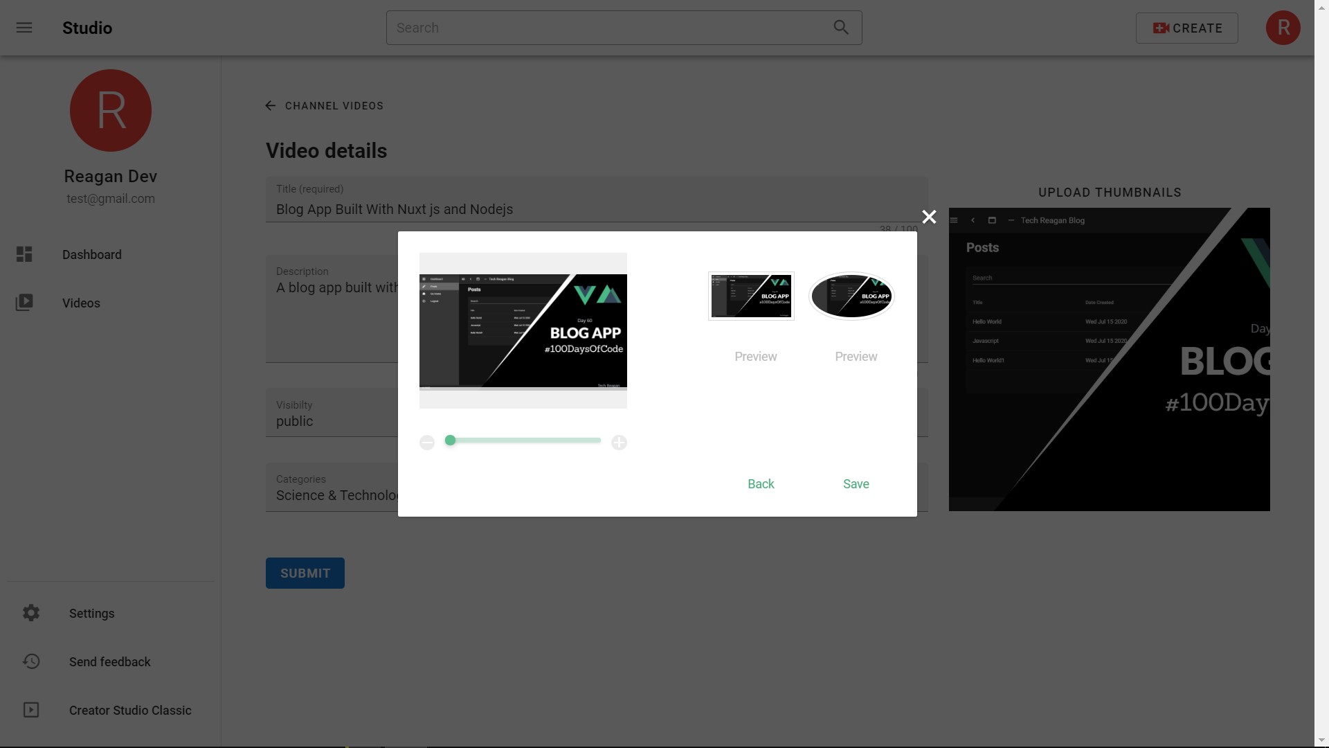 vue-nodejs-youtube-clone screenshot 19