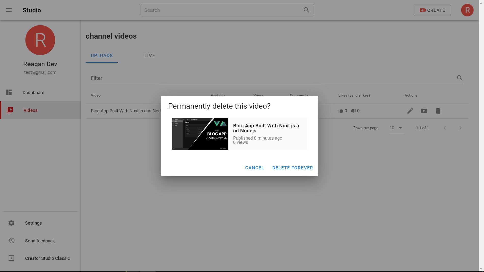 vue-nodejs-youtube-clone screenshot 20