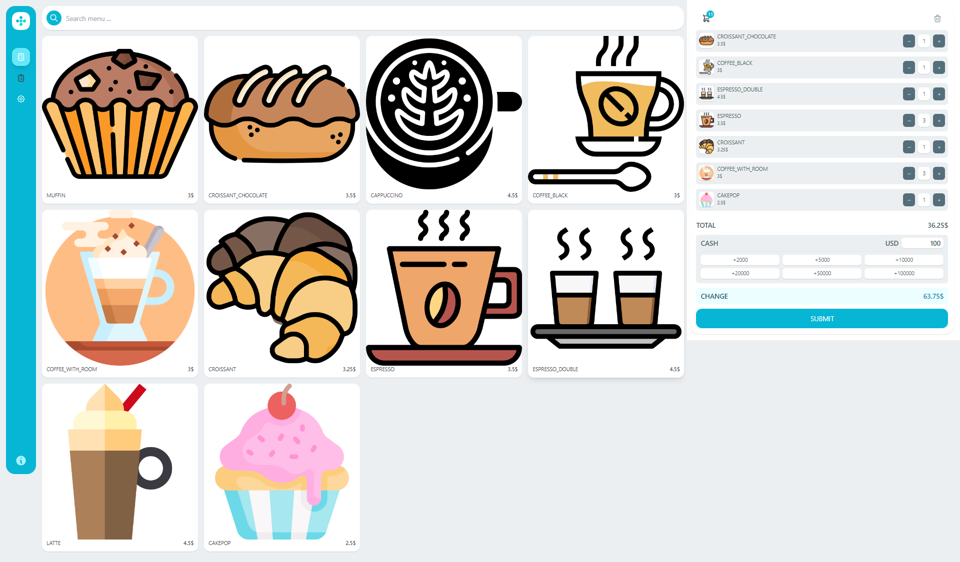go-coffeeshop screenshot 2