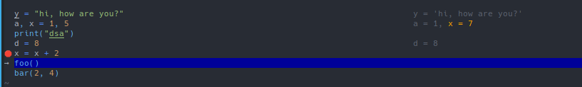 nvim-dap-virtual-text screenshot 7