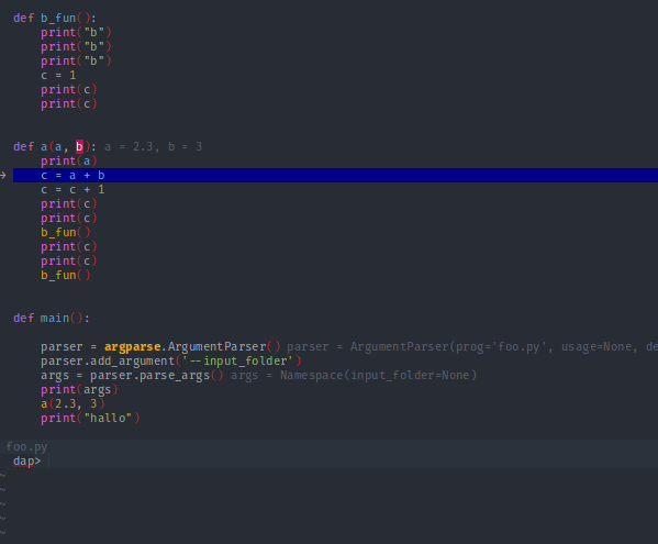 nvim-dap-virtual-text screenshot 3