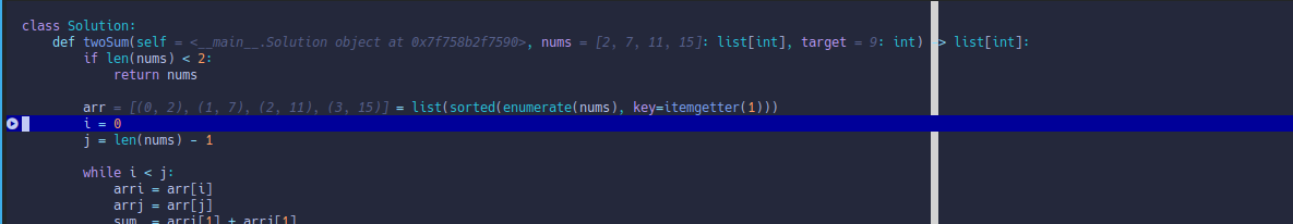 nvim-dap-virtual-text screenshot 1