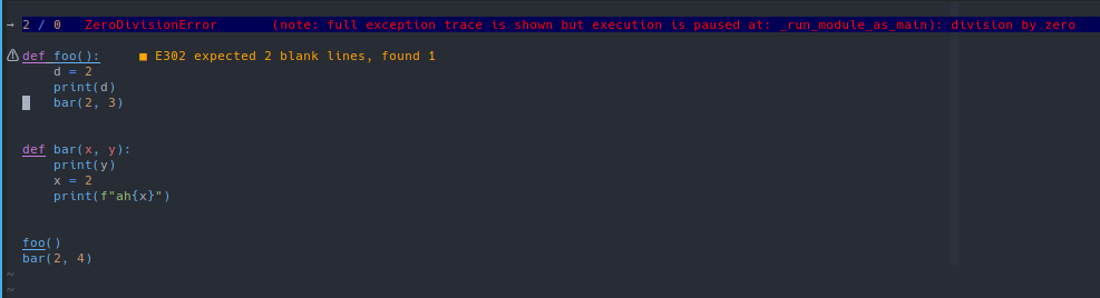nvim-dap-virtual-text screenshot 9
