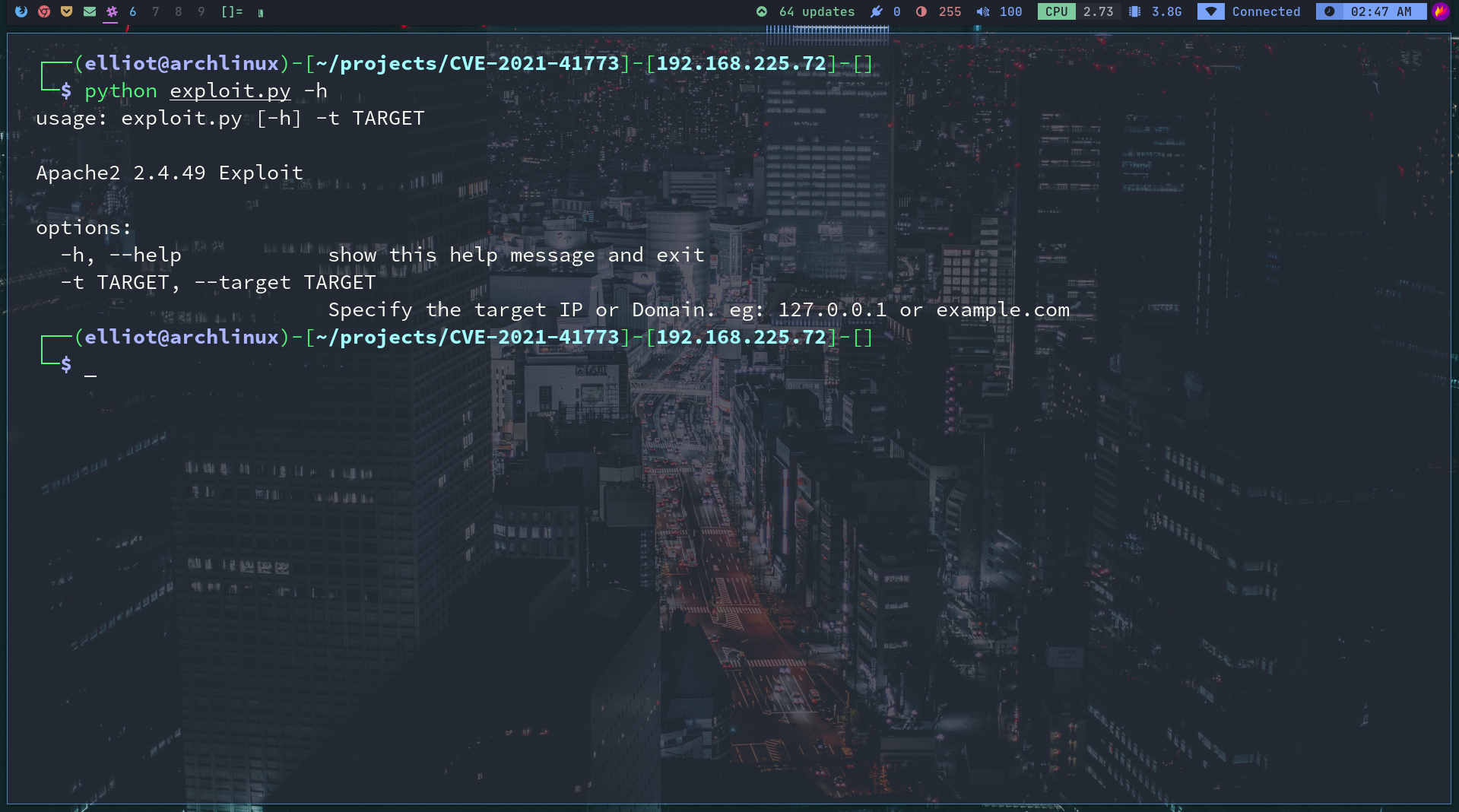 CVE-2021-41773 screenshot 1