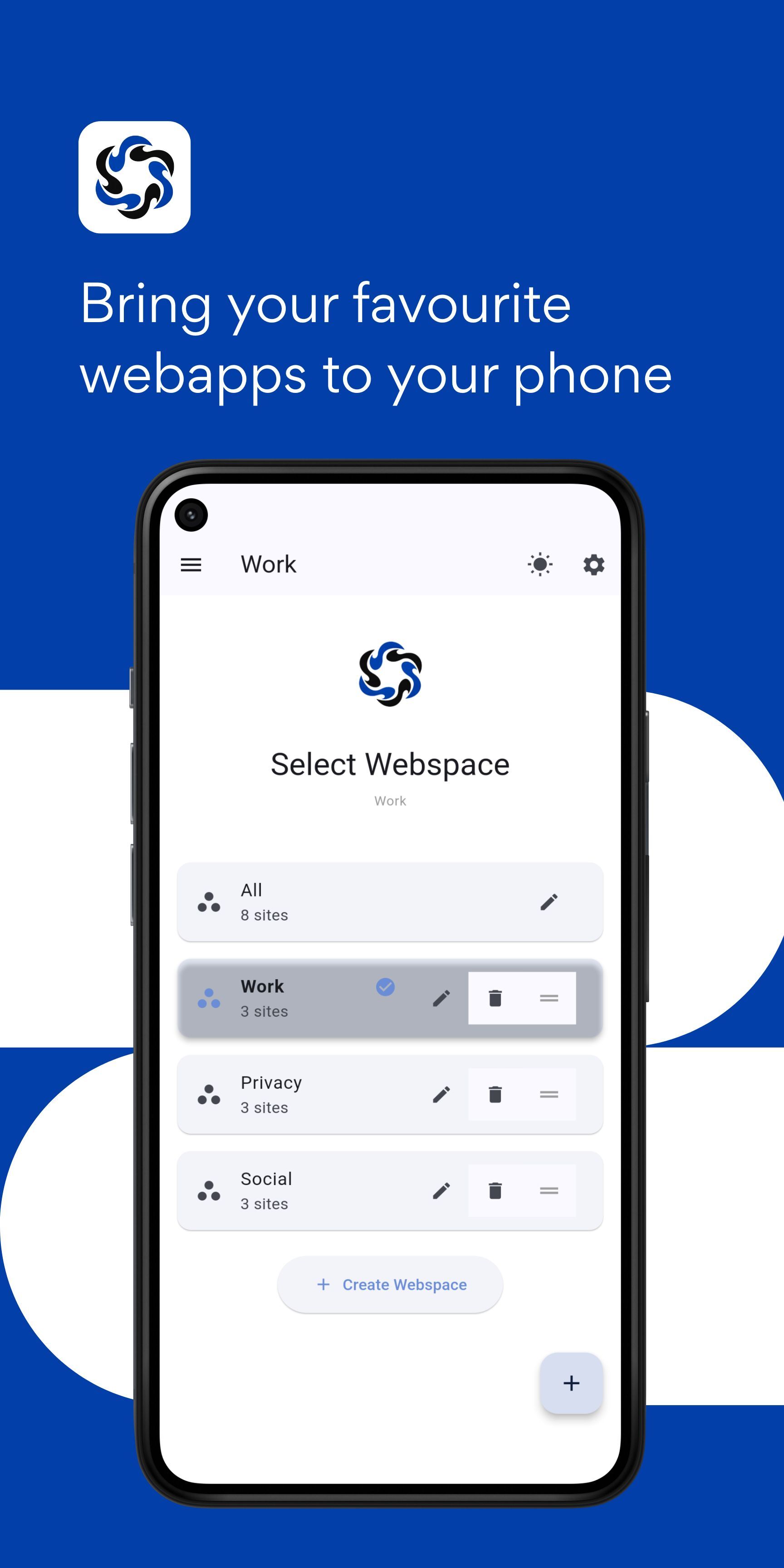 webspace_app screenshot 2
