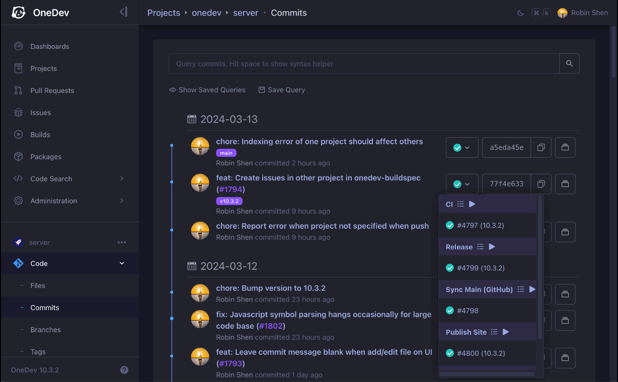 onedev screenshot 14