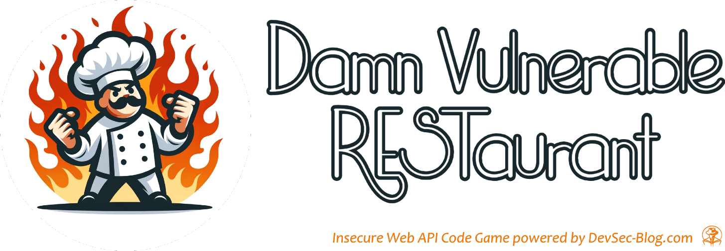 Damn-Vulnerable-RESTaurant-API-Game screenshot 1