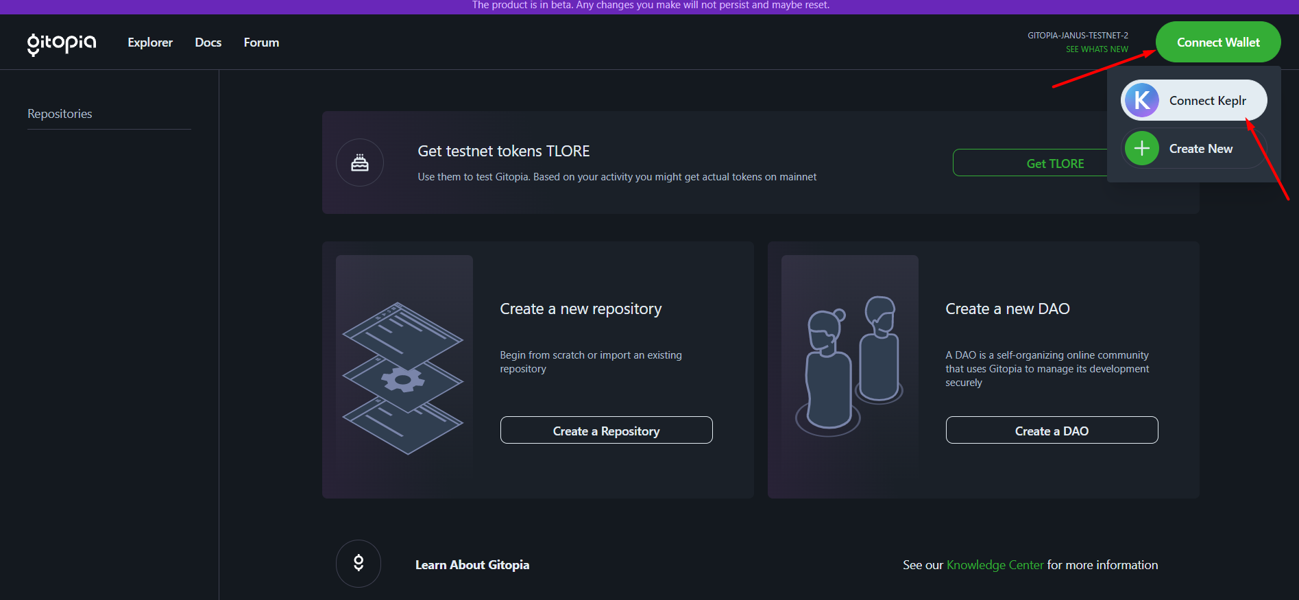 Gitopia-Testnet screenshot 7