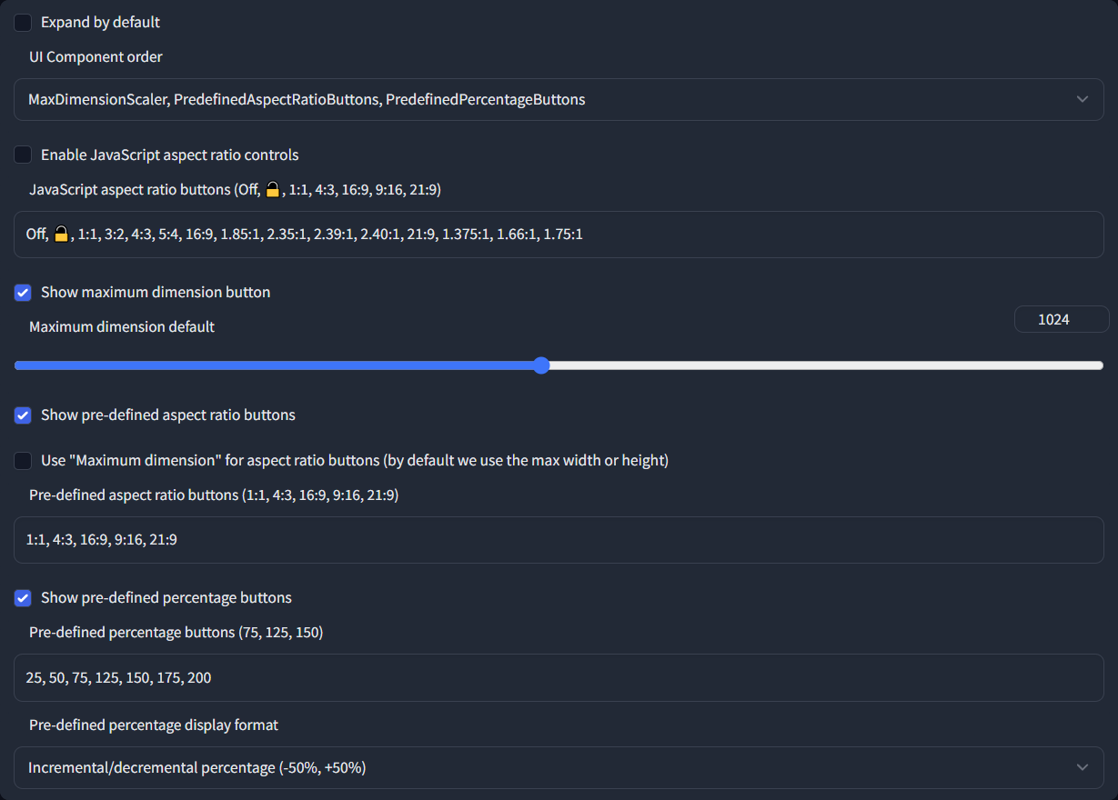 sd-webui-aspect-ratio-helper screenshot 2