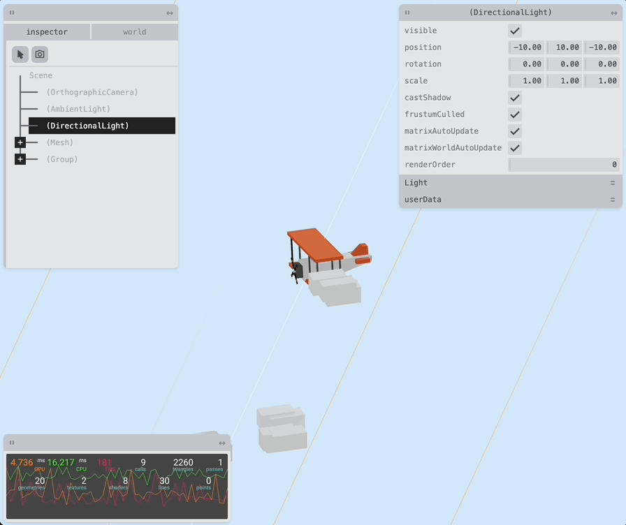 three-inspect screenshot 2