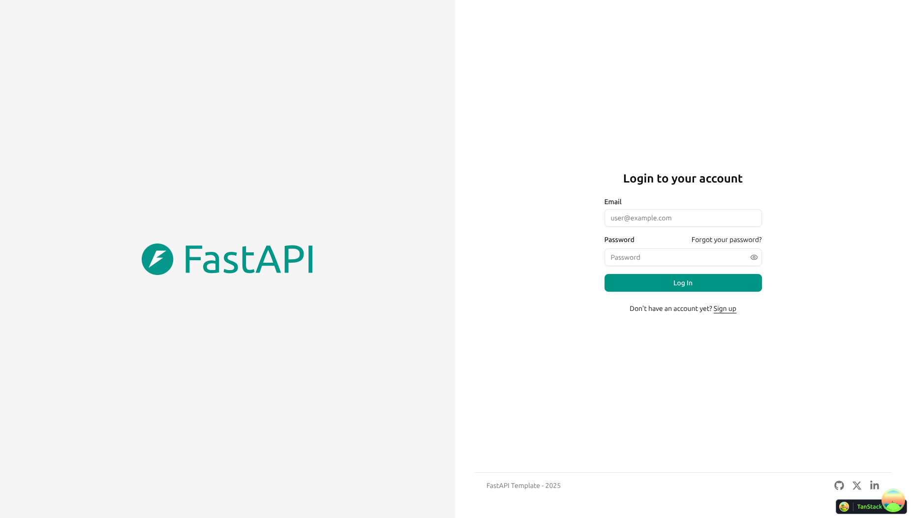 full-stack-fastapi-template screenshot 1