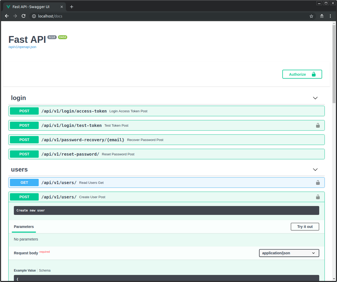 full-stack-fastapi-template screenshot 5