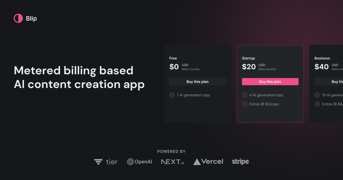 tier-vercel-openai screenshot 1