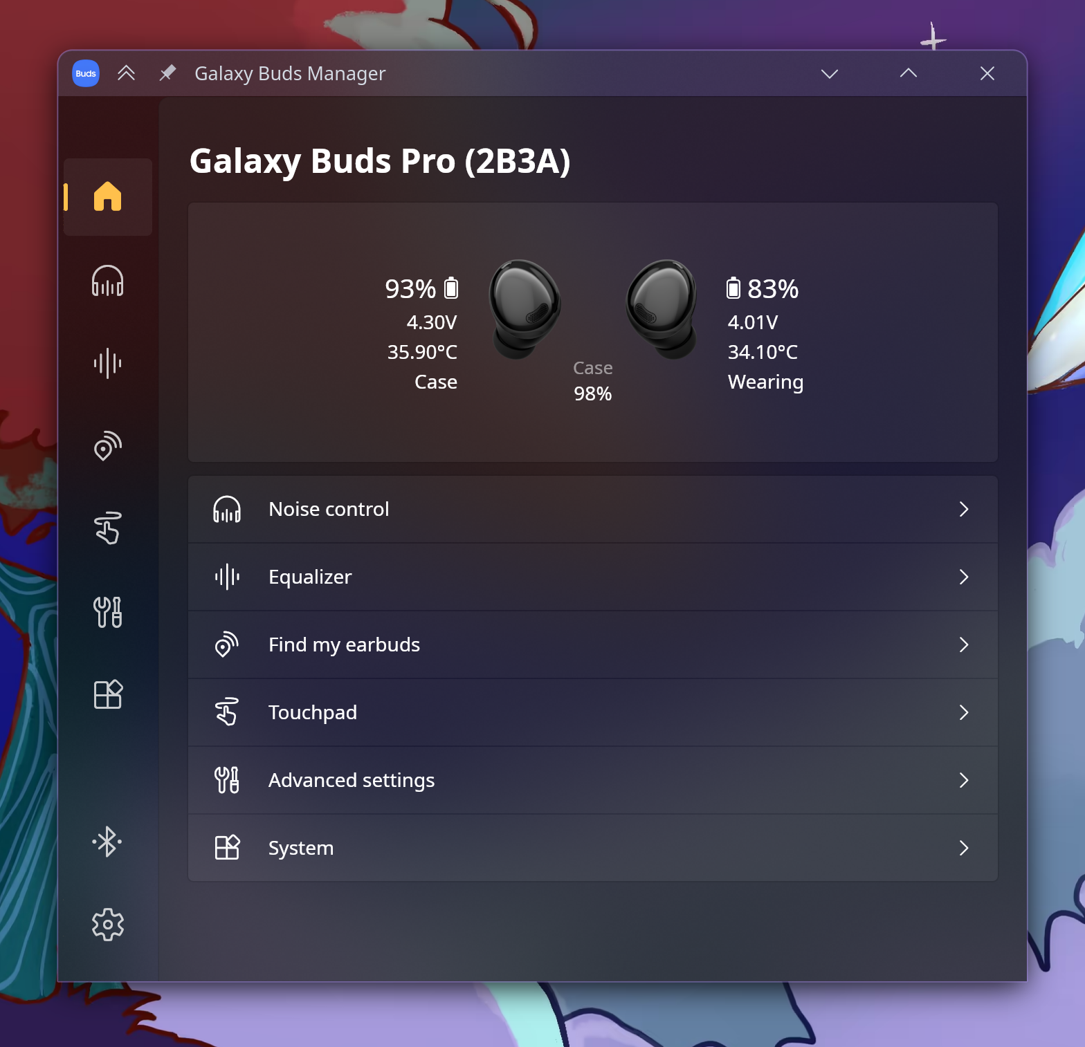 GalaxyBudsClient screenshot 1