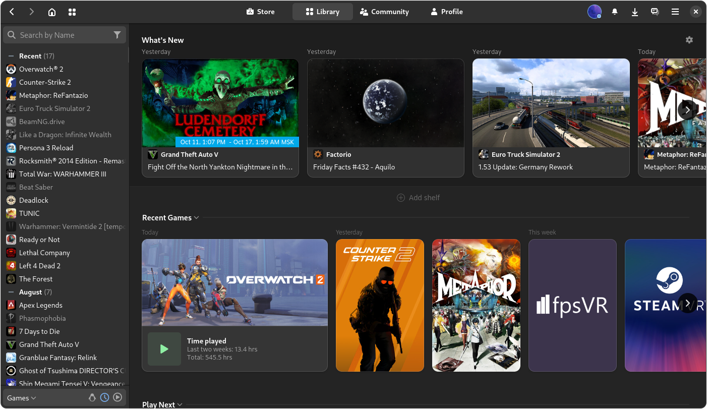 Adwaita-for-Steam screenshot 2