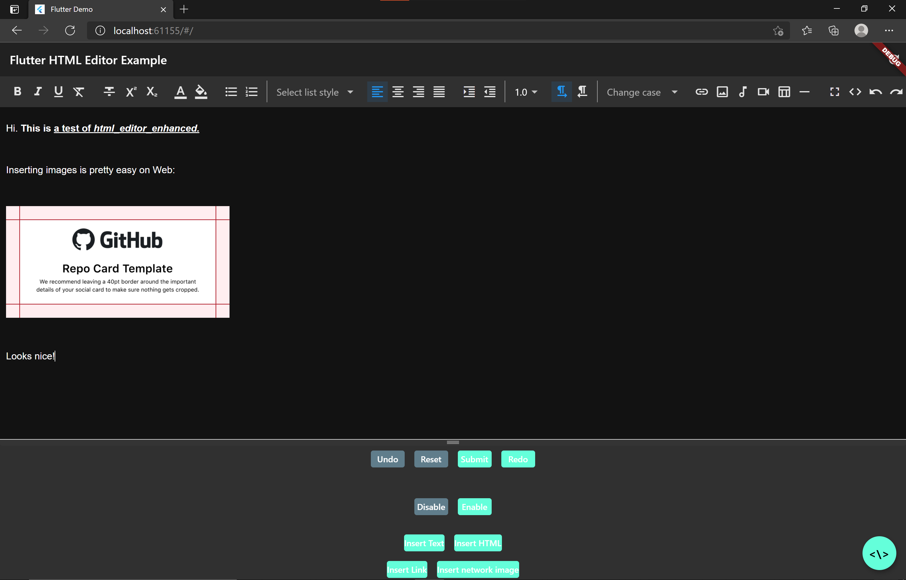 html-editor-enhanced screenshot 4