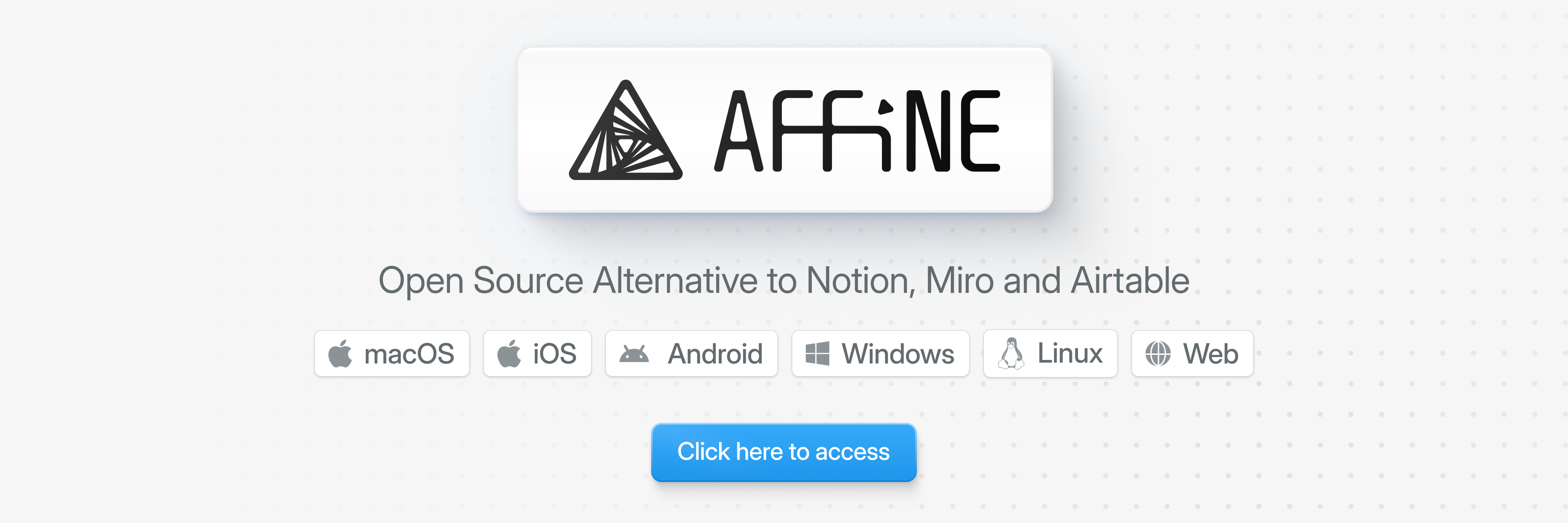 AFFiNE screenshot 1