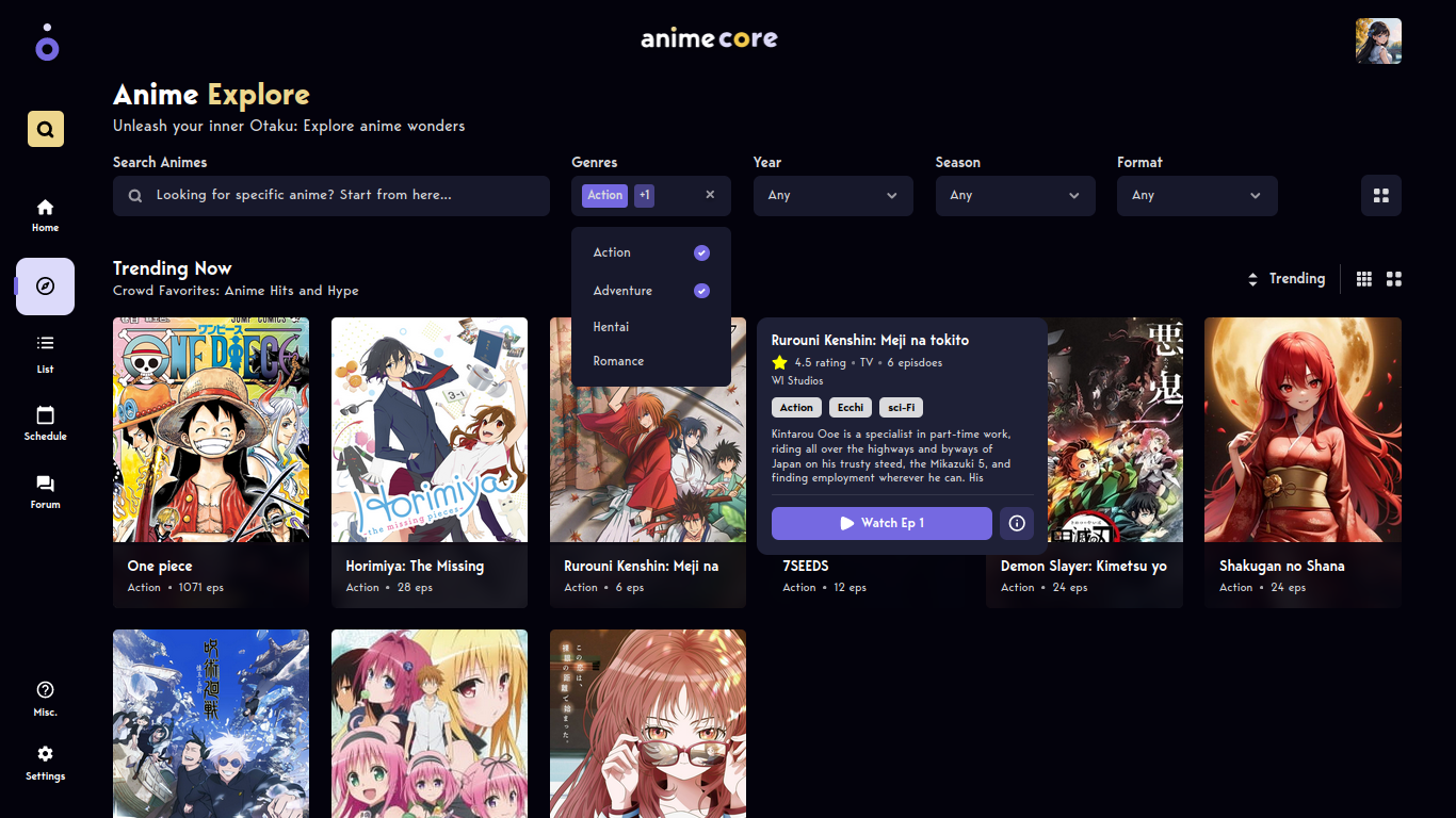 CoreProject-Frontend screenshot 4