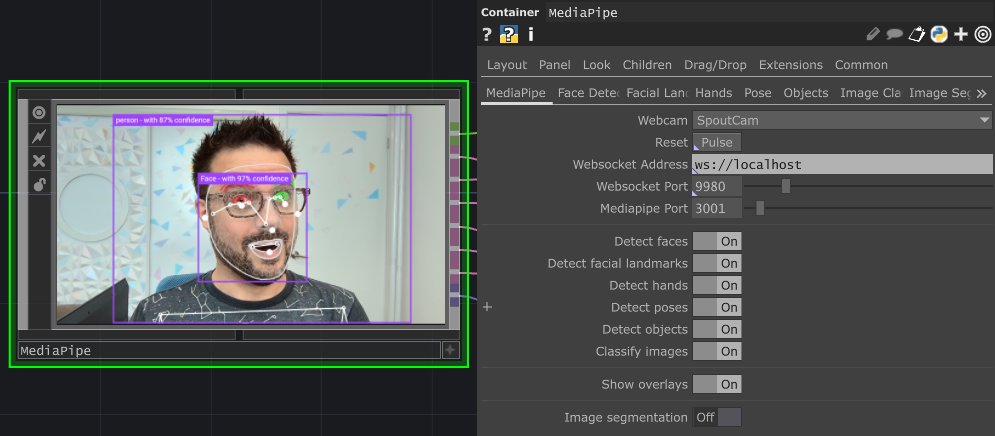 mediapipe-touchdesigner screenshot 2