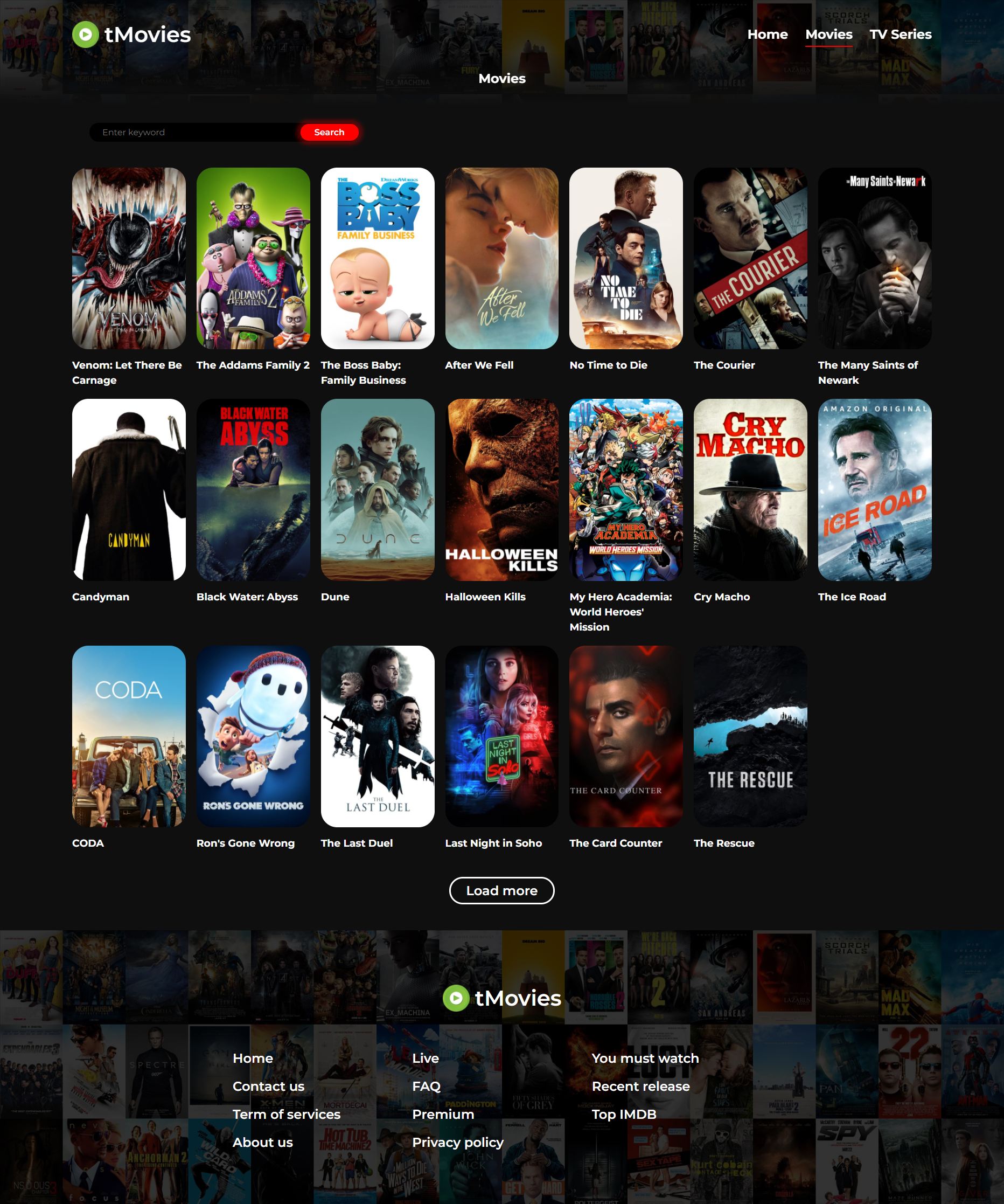 react-movie screenshot 4
