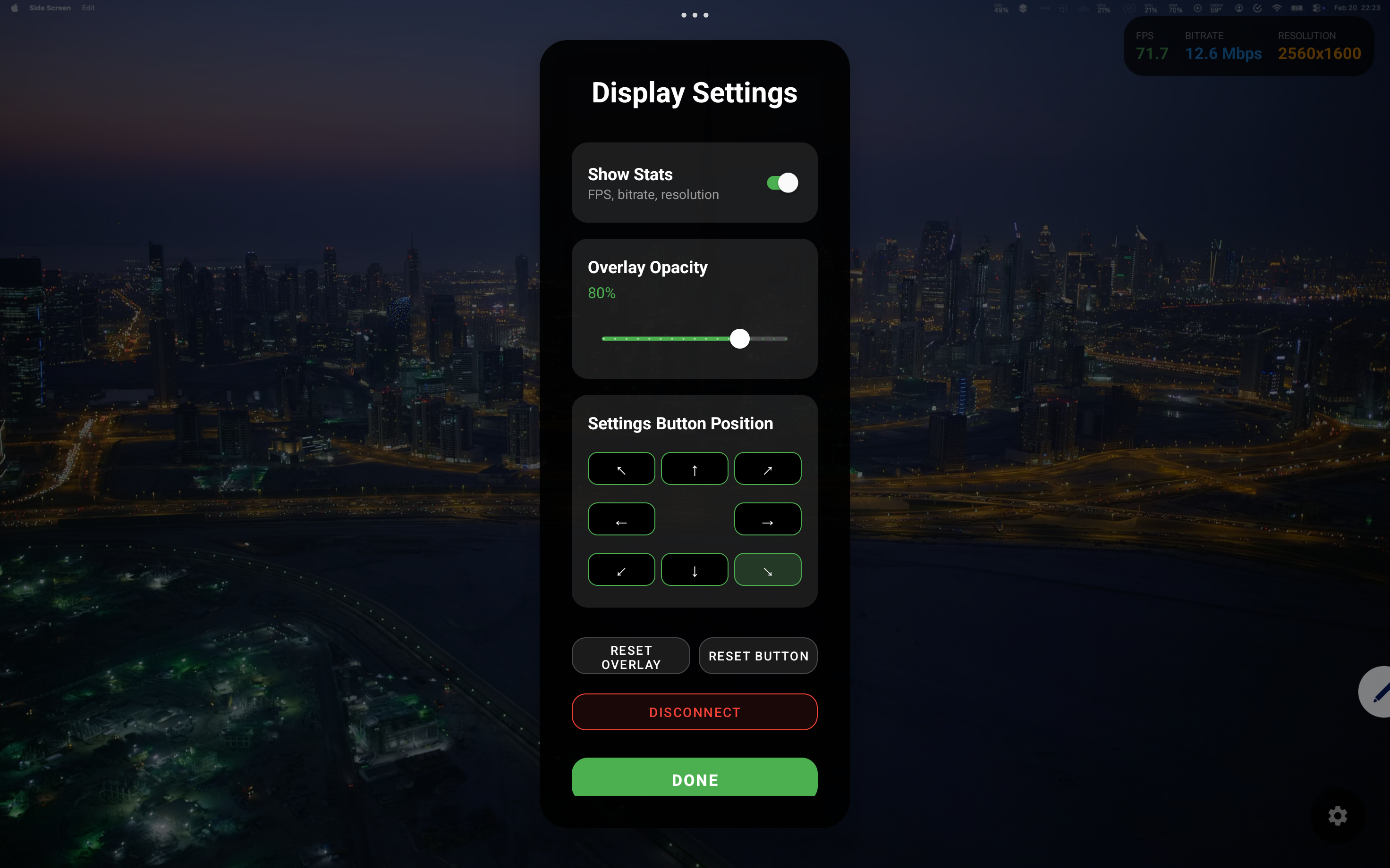 SideScreen screenshot 3