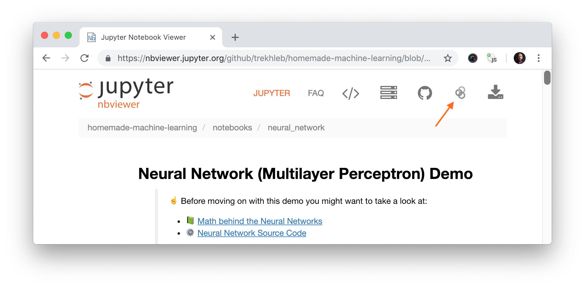 homemade-machine-learning screenshot 2