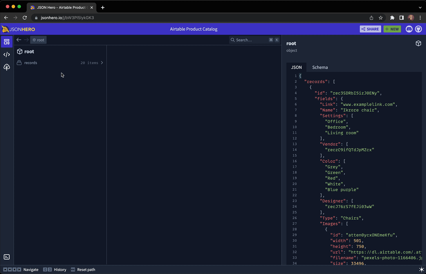 jsonhero-web screenshot 6