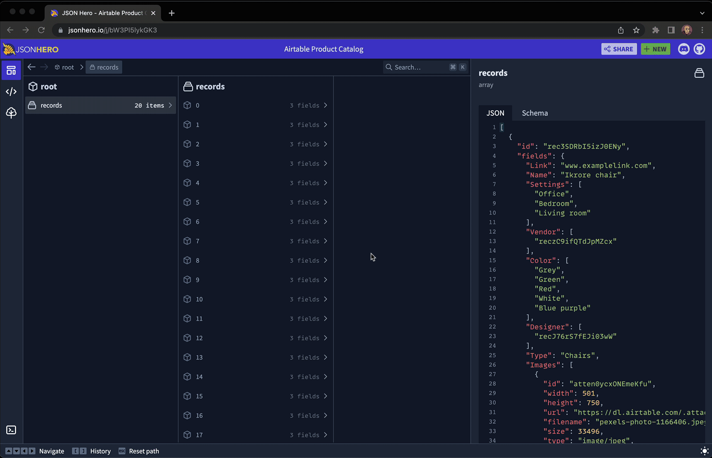 jsonhero-web screenshot 7