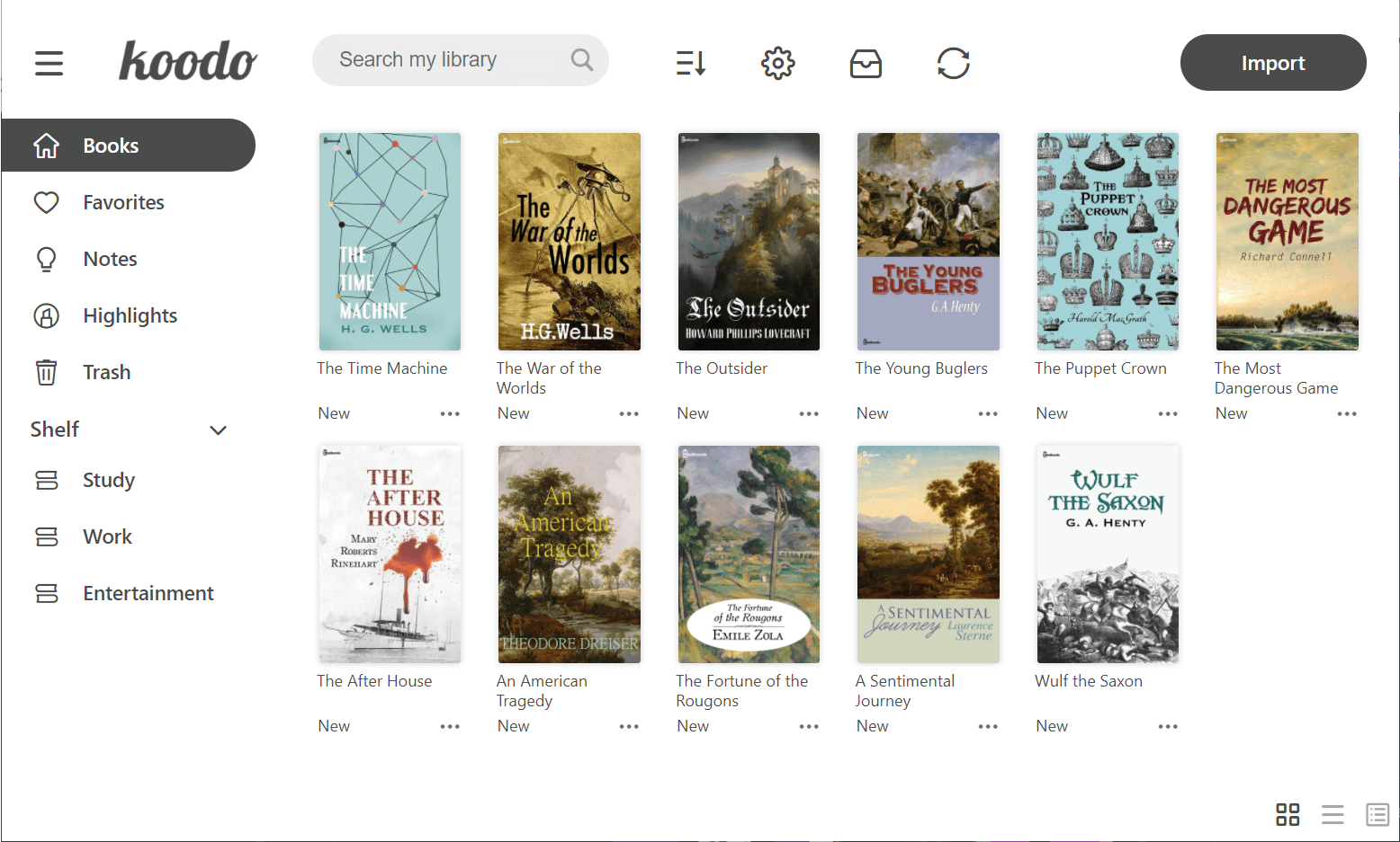 koodo-reader screenshot 3