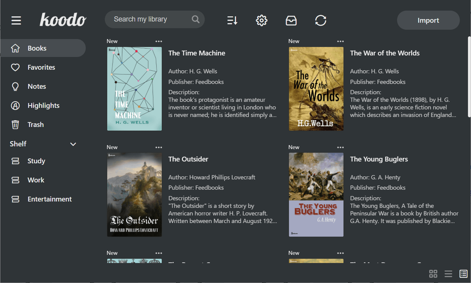koodo-reader screenshot 8