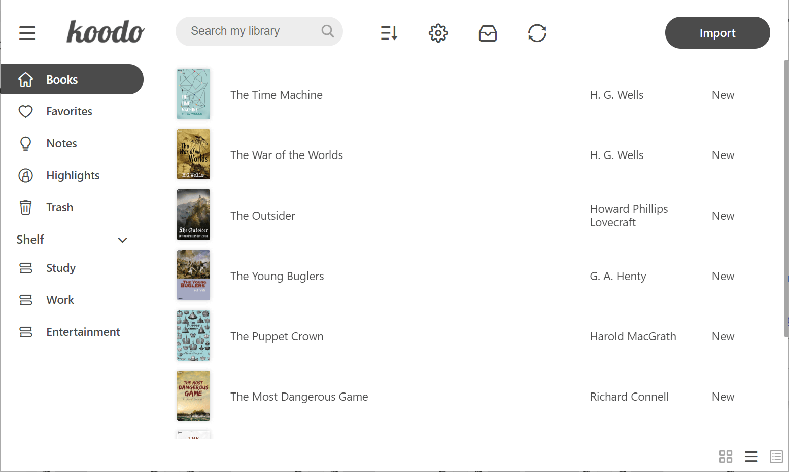 koodo-reader screenshot 5