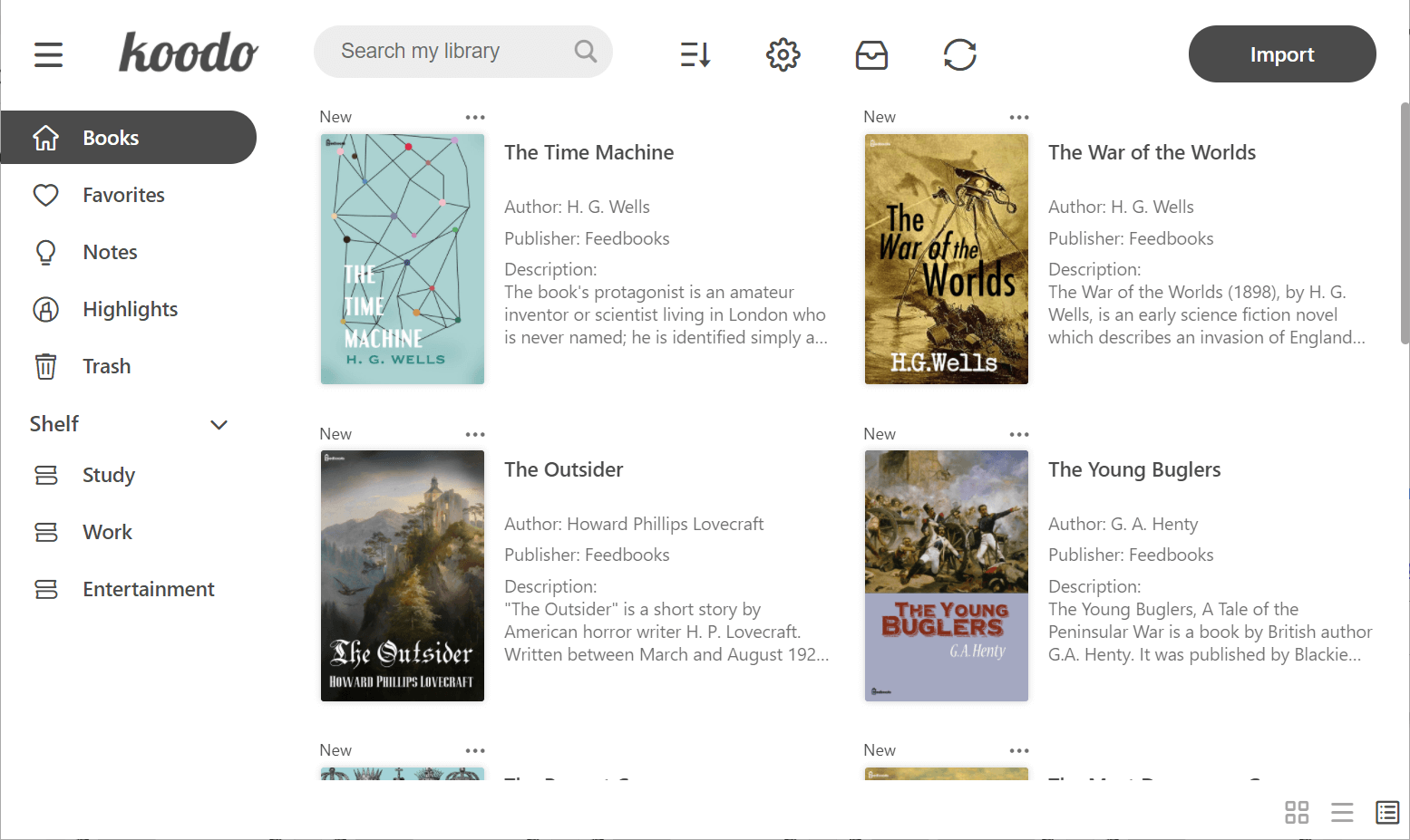 koodo-reader screenshot 6