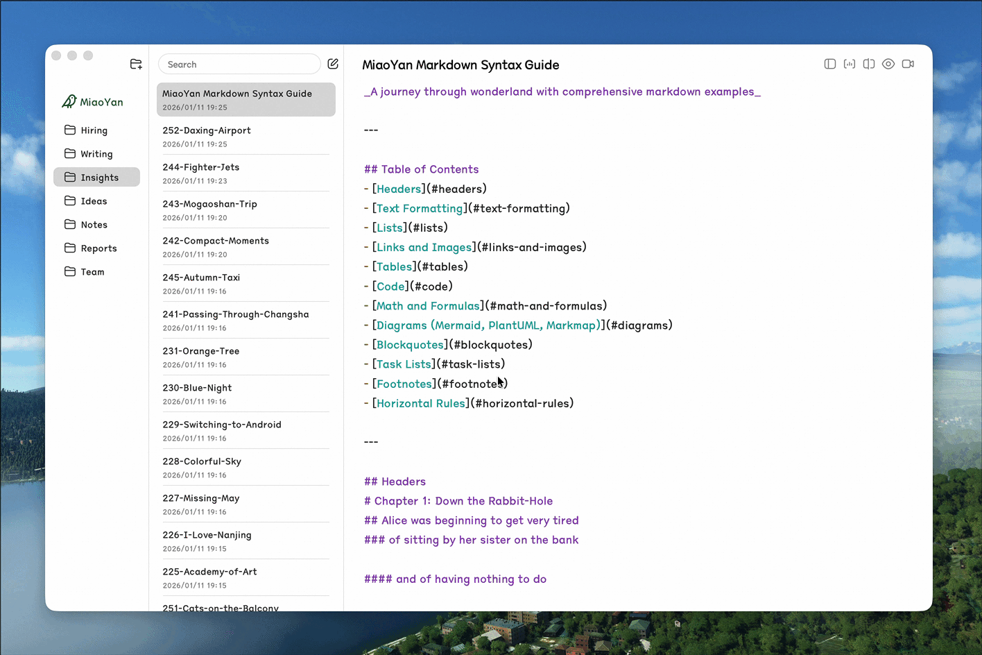 MiaoYan screenshot 2
