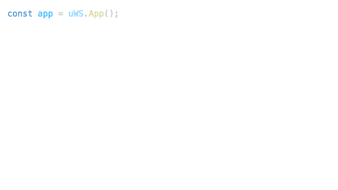 uWebSockets.js screenshot 1