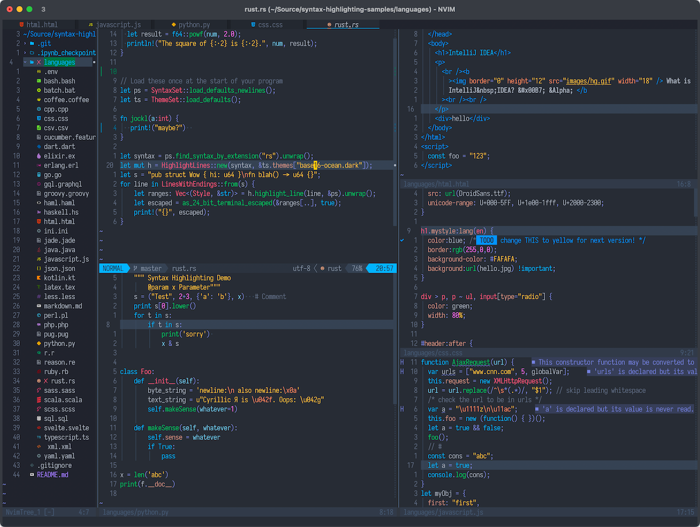 bluloco.nvim screenshot 3