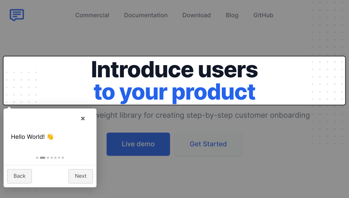 intro.js screenshot 1
