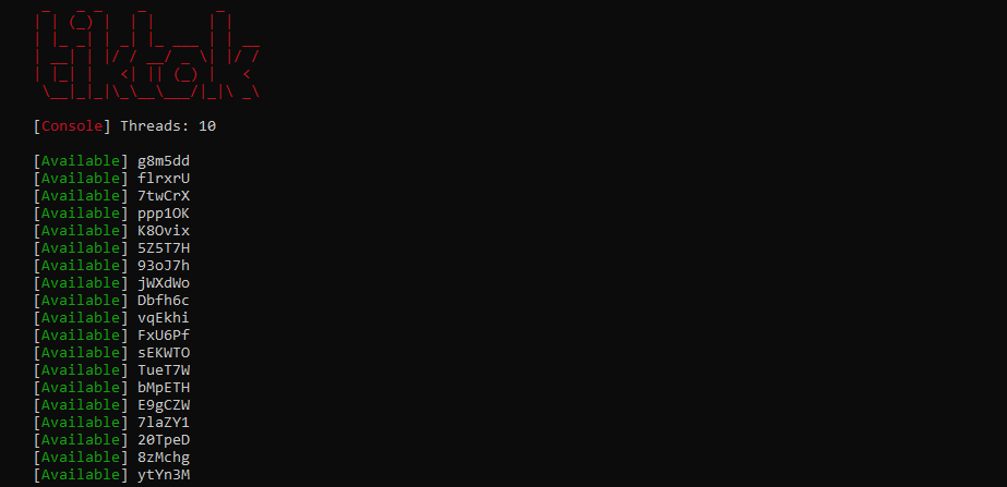 Proxyless-TikTok-Username-Checker screenshot 1
