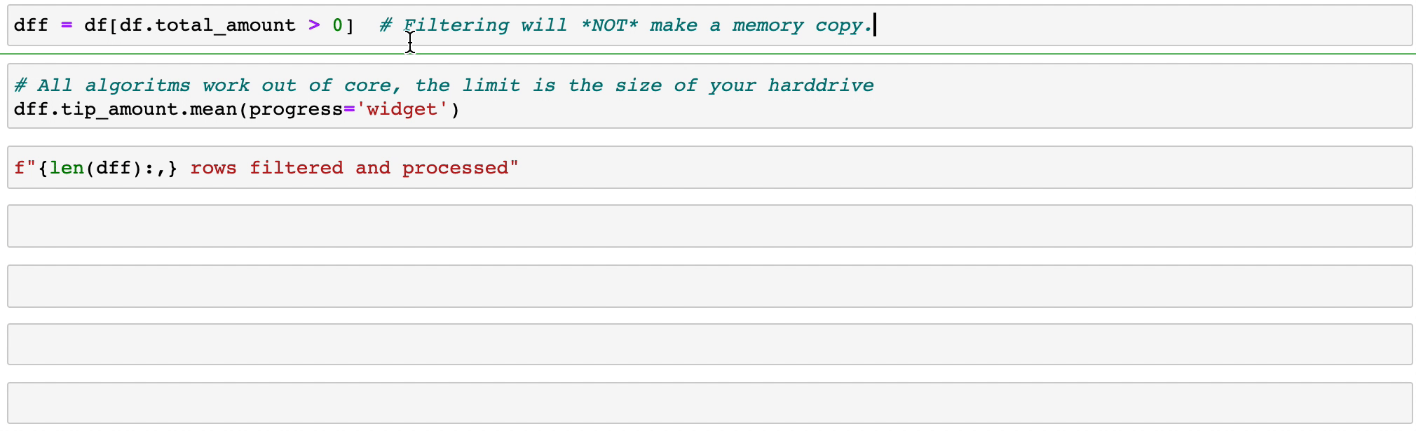 vaex screenshot 5