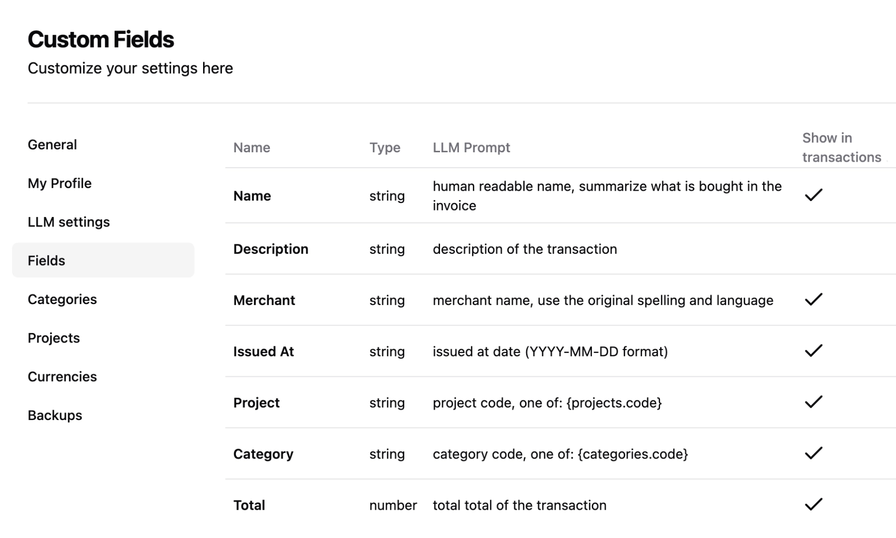 TaxHacker screenshot 5