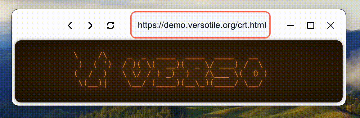 verso screenshot 1