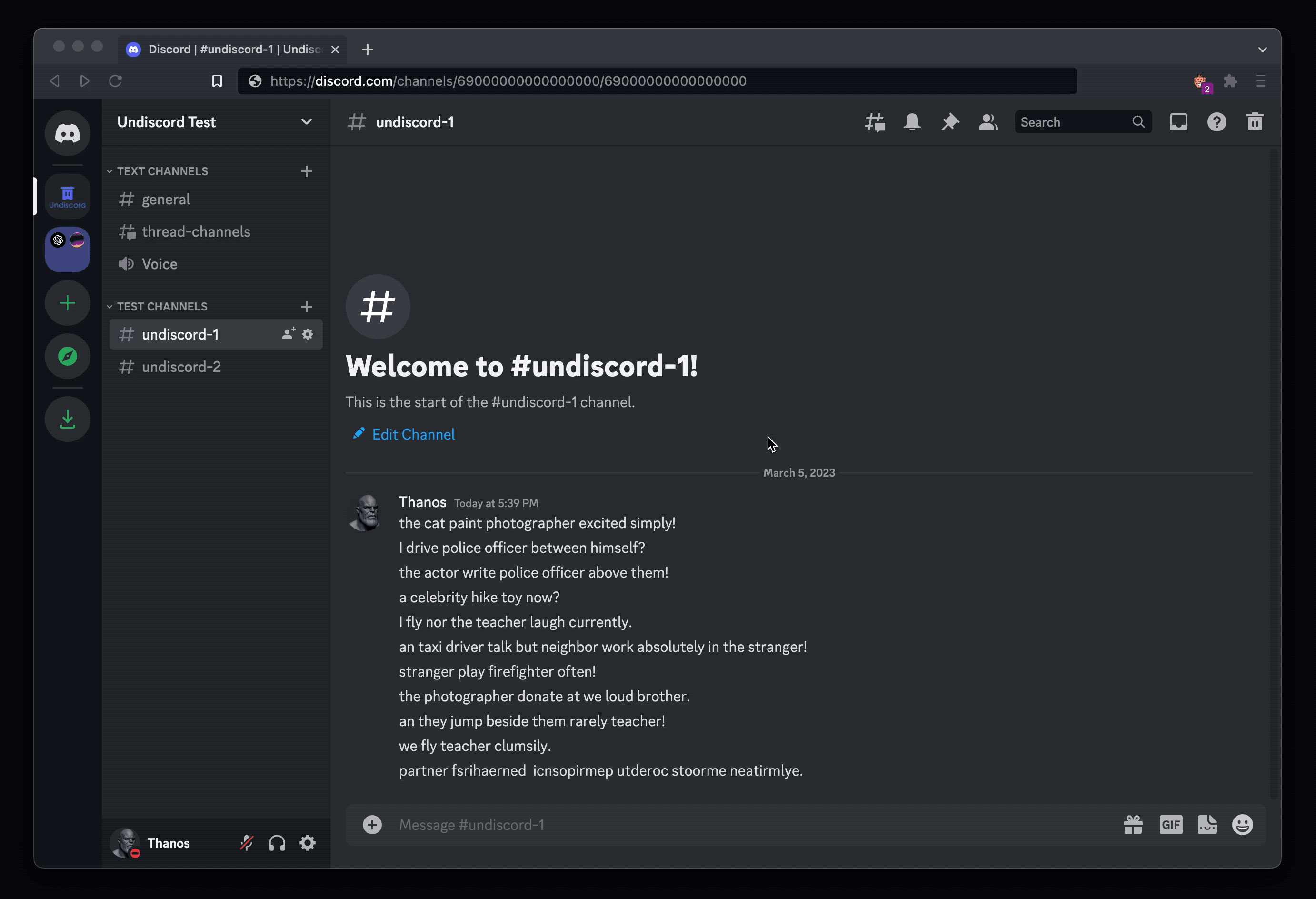 undiscord screenshot 1