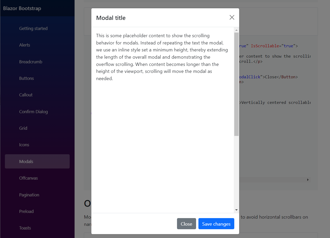 blazorbootstrap screenshot 22