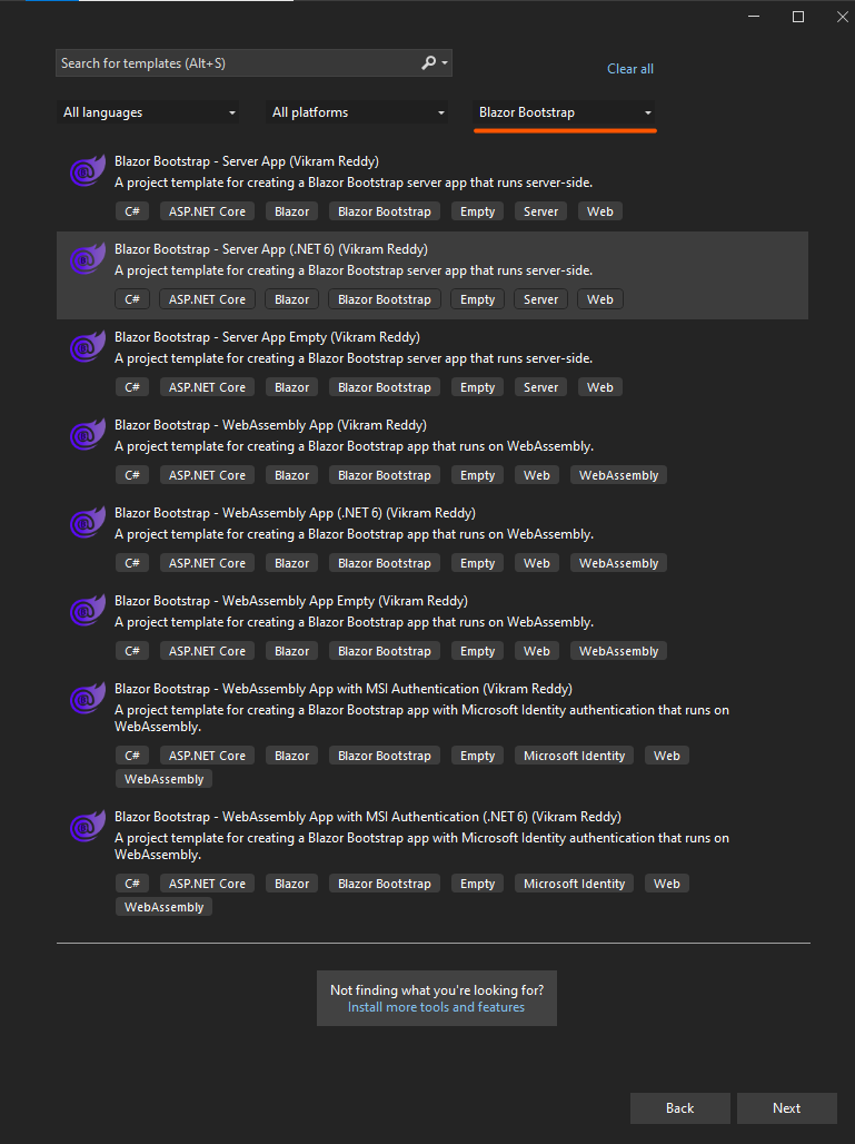 blazorbootstrap screenshot 1