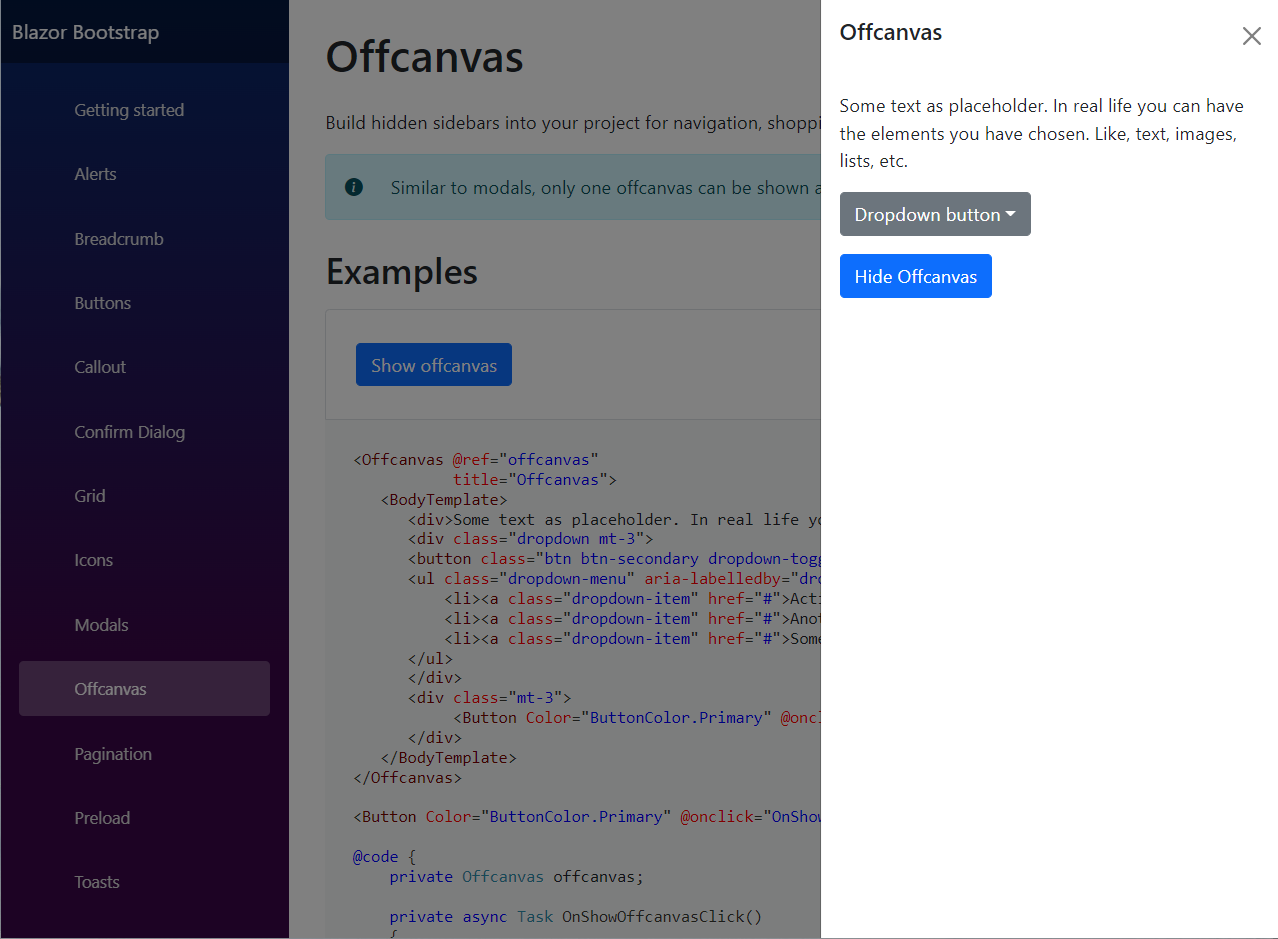 blazorbootstrap screenshot 24