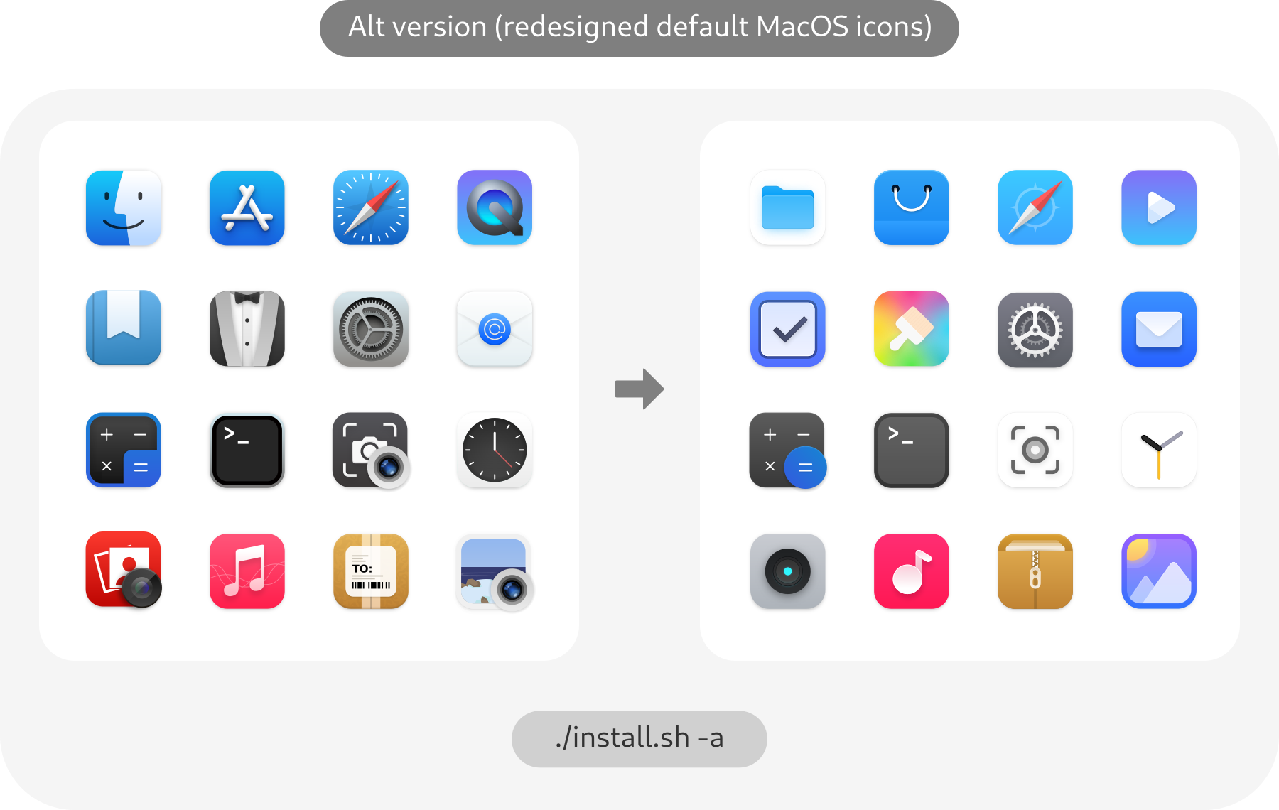 WhiteSur-icon-theme screenshot 1