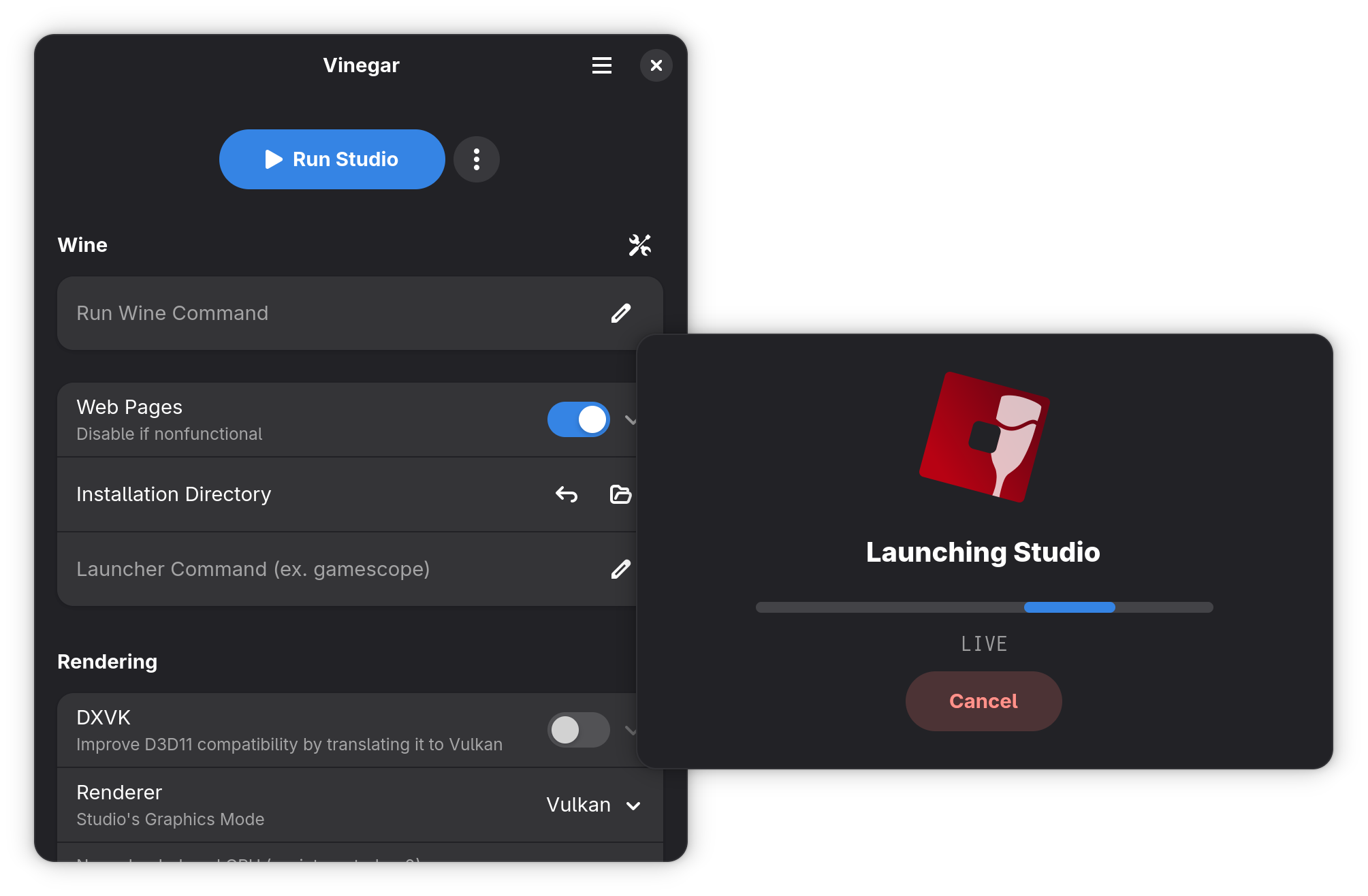 vinegar screenshot 1